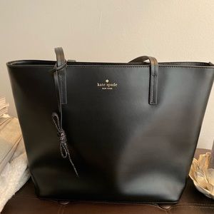 Kate Spade Karla Black Smooth Leather Tote